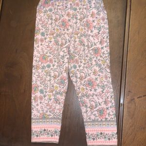 💕Pink floral pants 🌸